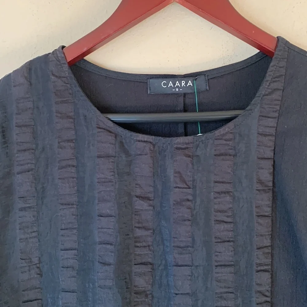 Caara Women Throwing Shade Pullover Relaxed Midi Dress Small Capsule Minimal - Picture 8 of 14